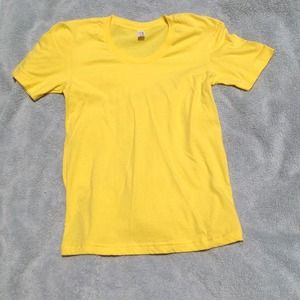 American Apparel yellow summer shirt