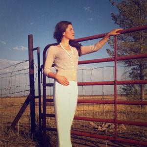 Pink & Grey Anthropologie Cardigan