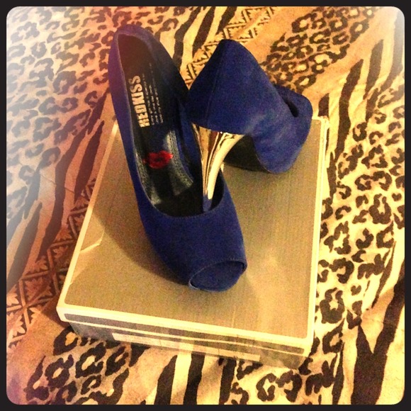 Blue heels