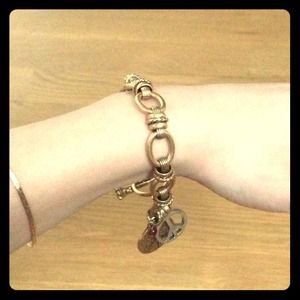 Lucky Brand Peace Charm Bracelet