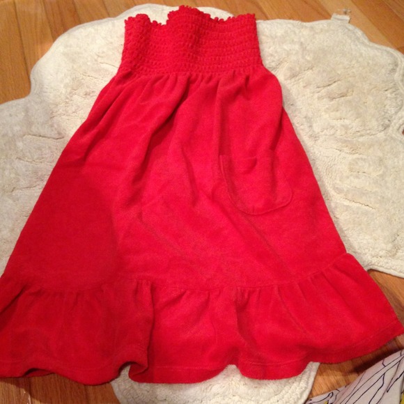 Juicy couture cherry red tube dress.