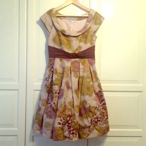 NWOT purple and green dress!