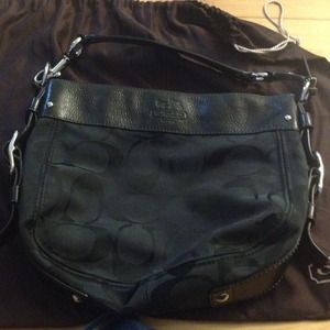 Coach black handbag