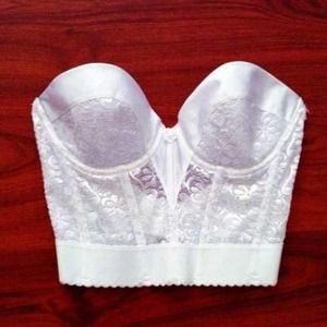 White Lace Bustier