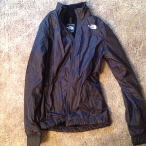North face fleece lined rain jacket