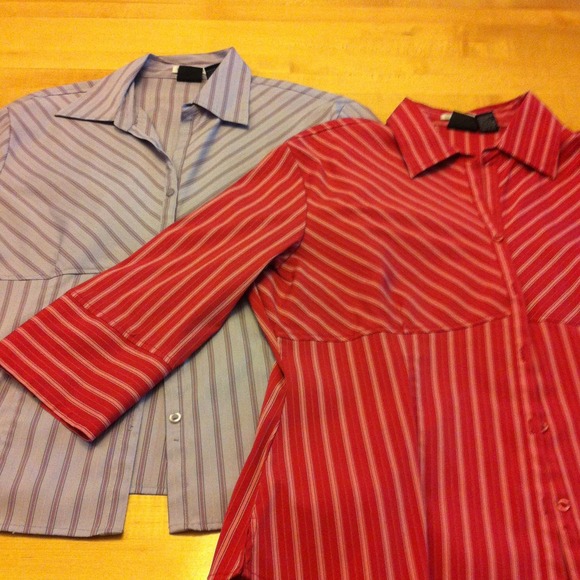 Bundle - 2 Stripped Blouses