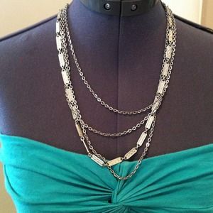 Vintage multi chain necklace