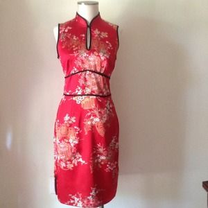 Oriental cocktail dress