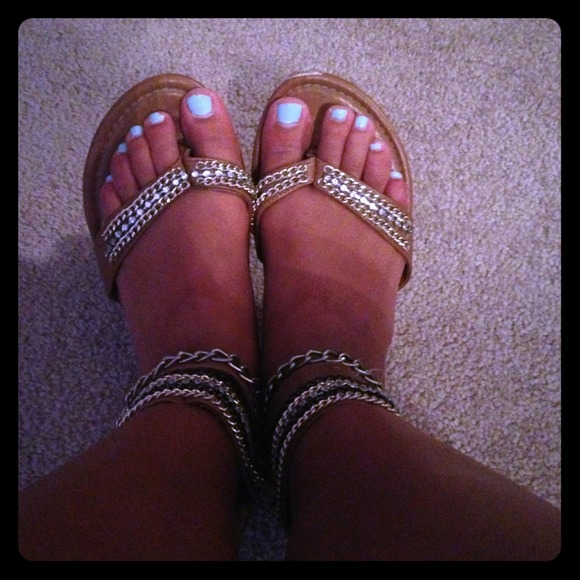 Beaded sandals