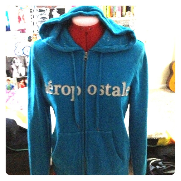 Blue Aéropostale Hoodie - Picture 1 of 1