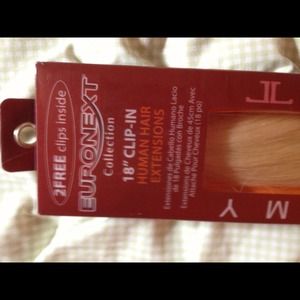 18" blonde hair extensions