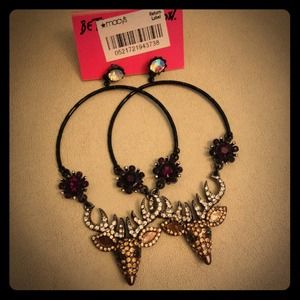 $SOLD$ Betsey Dark Forest Collection Earrings