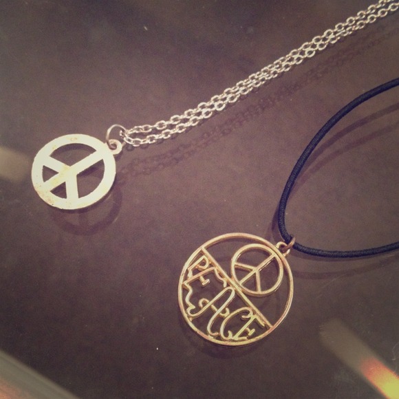 Novelty Peace Necklaces