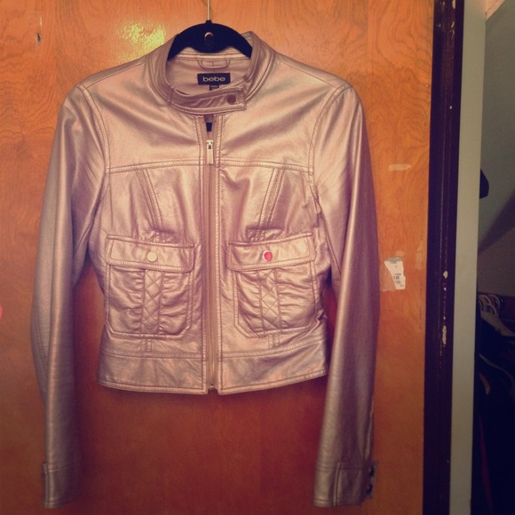 Bebe leather jacket