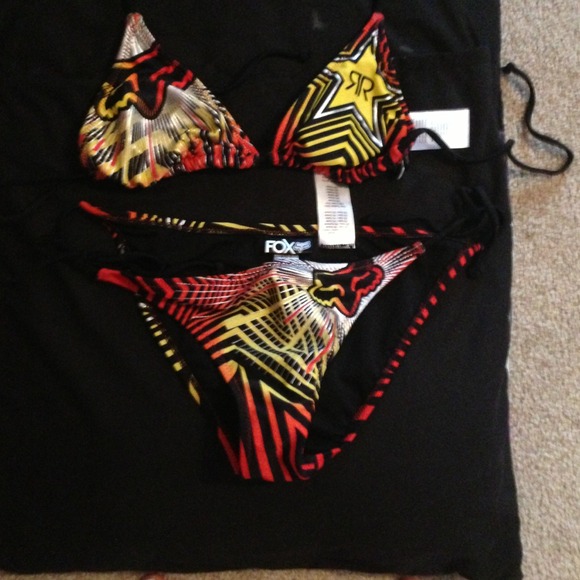 Fox rockstar swim suit!