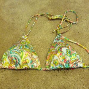 Victoria's Secret paisley bathing suit top