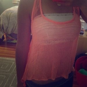 LF neon mesh beach/summer tank top, never worn