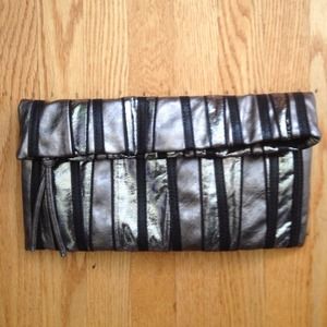 Soft top fold over clutch