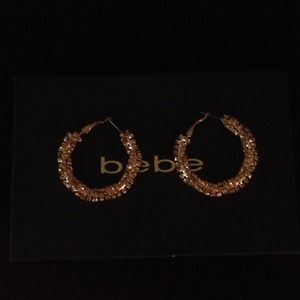 Bronze bebe earrings