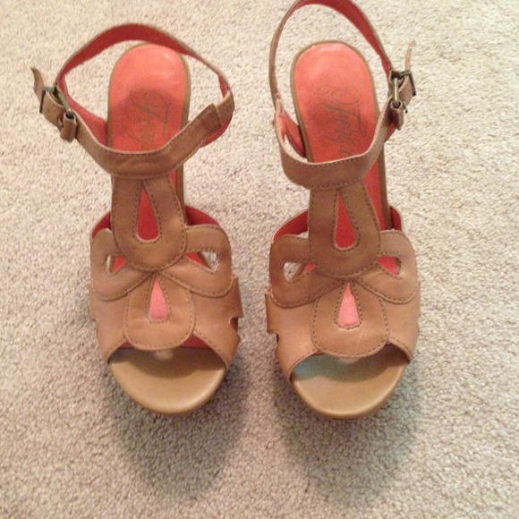 Fergie Wedge heel sandals.