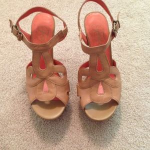 Fergie Wedge heel sandals.