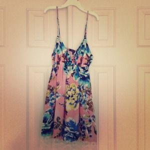 Floral print dress!