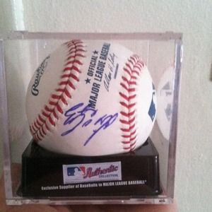 Signed baseball