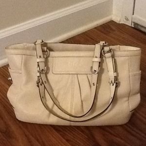 Coach cream bag