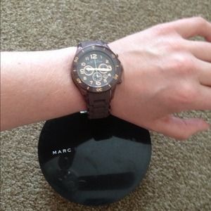 Marc Jacobs NWT chronograph brown watch
