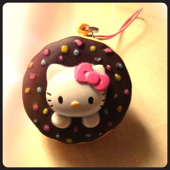 SOLD-RARE! Hello Kitty in Donut Squishy Charm✨