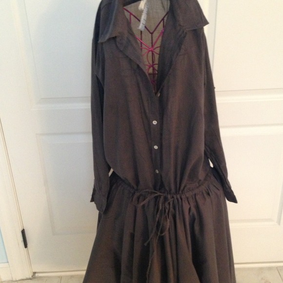 Free People Hi-Lo Shirt Dress