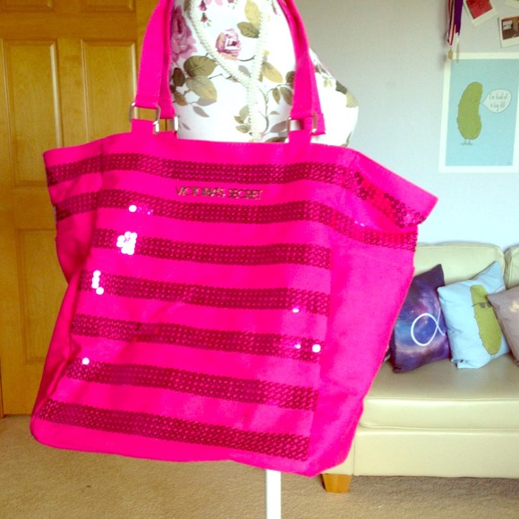Victoria's Secret limited edition sequin tote VS