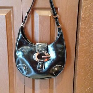 Black hobo guess purse