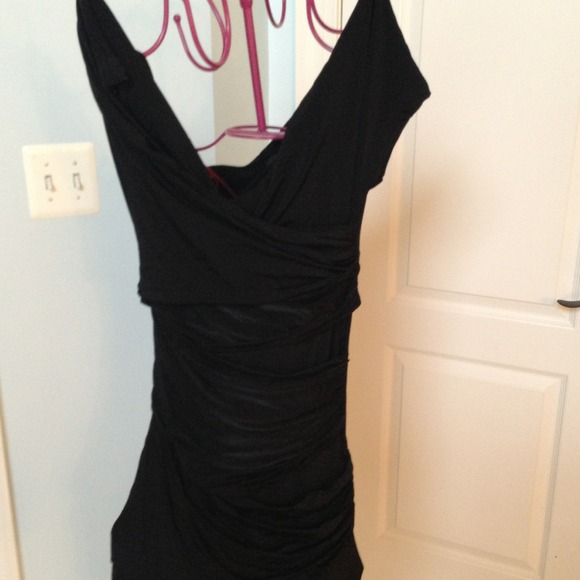 Roberto Cavalli black fitted dress