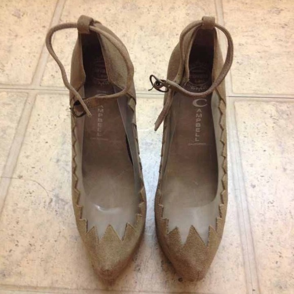 Jeffrey Campbell Shoes - NWOB taupe suede Jeffrey Campbell Hilary heels