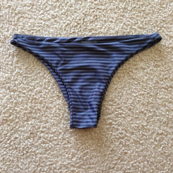 Sold! Mikoh swimwear  skimpy bikini bottom stripes