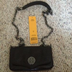 A black Tory Burch cross body