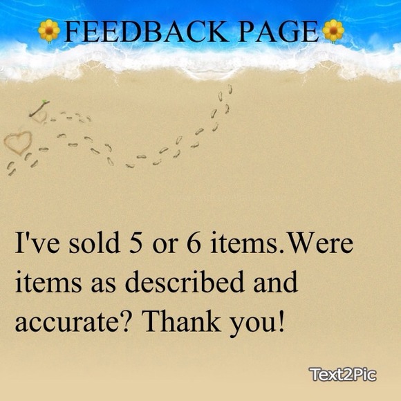 Feedback from every buyer please.....