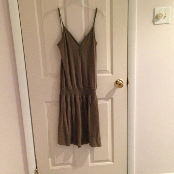 James Perse Olive Green Tank Dress and A/X Tshirts