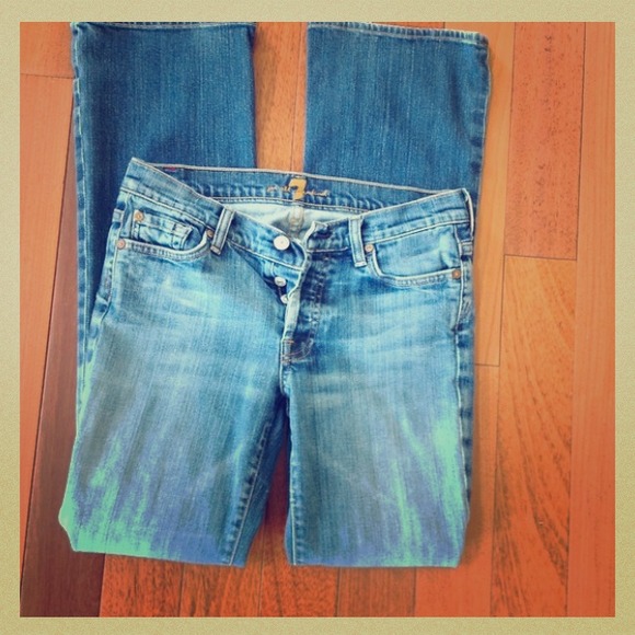 7 for all mankind jeans! Boycut