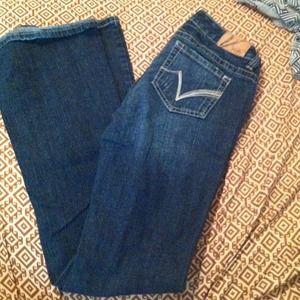 Flared leg jeans