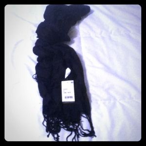 Black silk scarf..new with tags!
