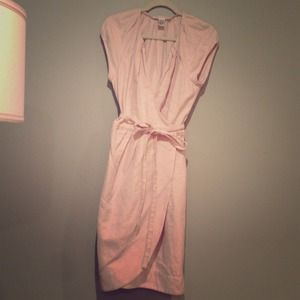 Diane Von Furstenberg linen dress in lilac