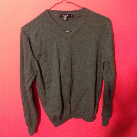 J. CREW dark green men's sweater - Picture 1 of 2