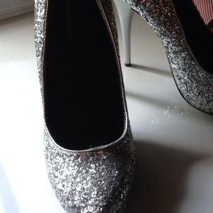 Sparkly Michael Antonio heels