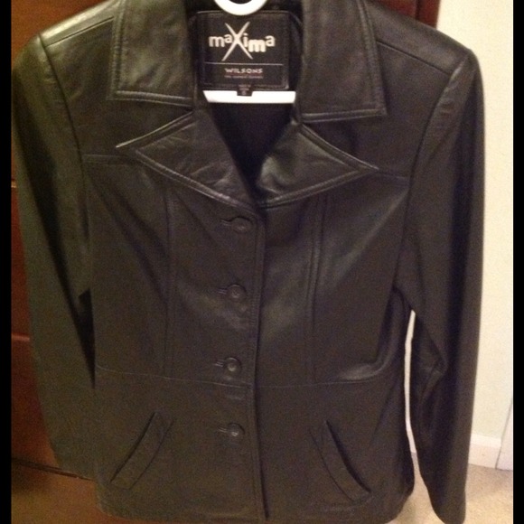 🚫SOLD🚫Genuine Leather Jacket - Picture 2 of 3