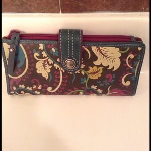 RESERVE!!! Floral fossil wallet