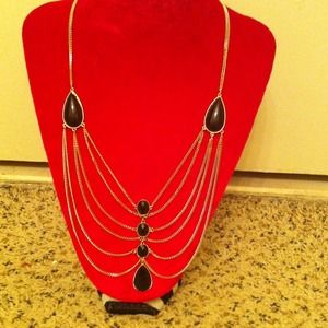 Long statement necklace...