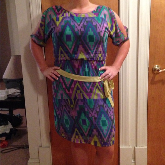SOLD Adrianna Papell cute design dress size 14