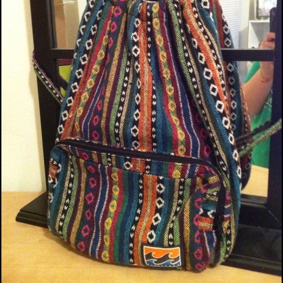 BUNDLED 🚫Billabong Boho Knapsack/Backpack